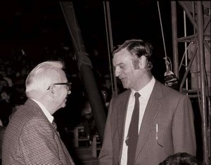 Walter Nones con Enzo Biagi