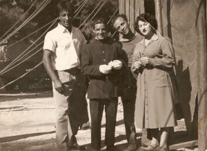 Da sinistra: Enis Togni, Nené Huesca, Nani Colombaioni e Ilvana Miletti (foto famiglia Enis Togni)