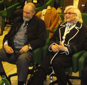 Liana Orfei insieme a Paolo Pristipino alla assemblea generale dell’Ente Nazionale Circhi