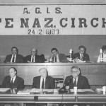 Il tavolo della presidenza della assemblea Enc che si tenne il 24 febbraio 1993