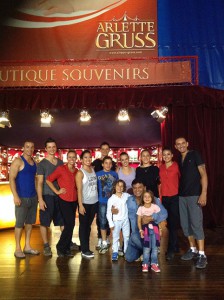 Con i trapezisti di Arlette Gruss