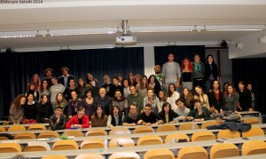 Il gruppo di studenti che ha partecipato alle giornate sull'arte circense (le fotografie sono di Miriam Velotti)