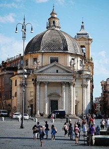 La Chiesa deli Artisti in piazza del Popolo a Roma