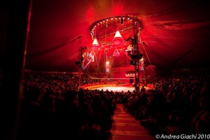 Il circo Medrano in una immagine di Andrea Giachi